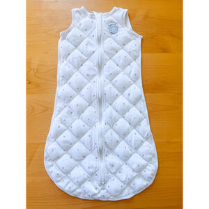 Dreamland Baby White Gray Star Dream Weighted Sleep Sack 6-12 Months Boy Girl